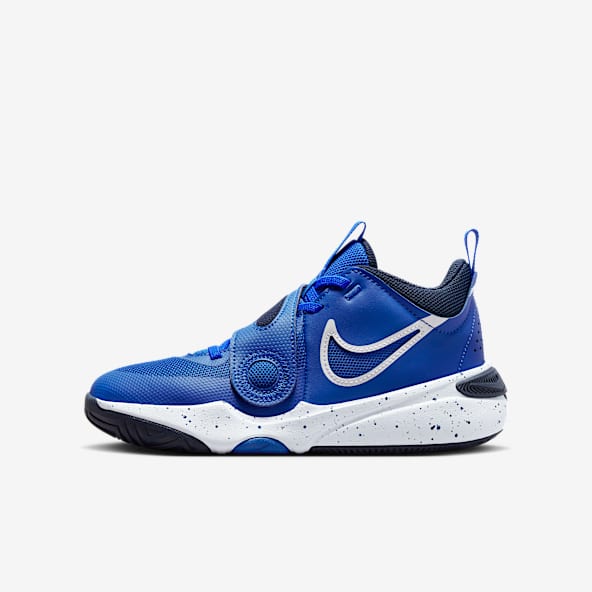 Blauw Basketbal Schoenen. Nike BE